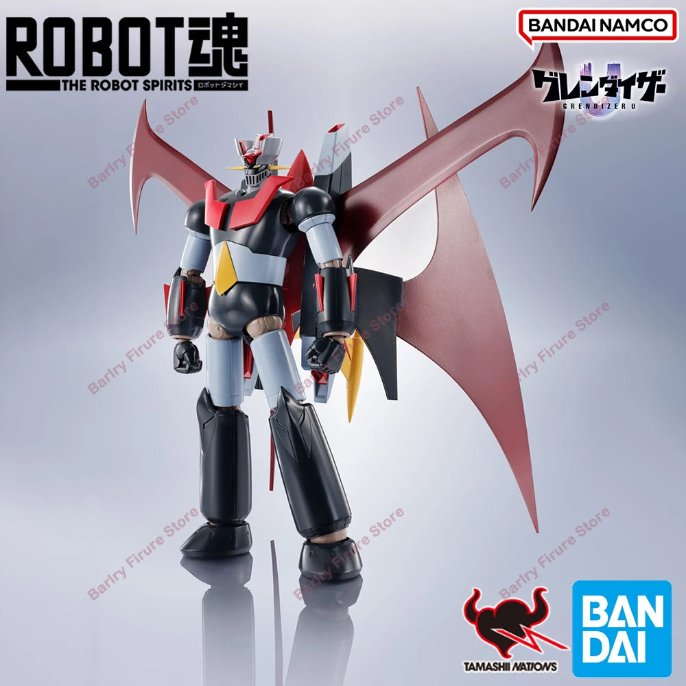 Original Genuine Boxed Model BANDAI THE ROBOT SPIRITS Grendizer U 15cm Mazinger X & Jet Scrander Anime Figure Action Figure Toys