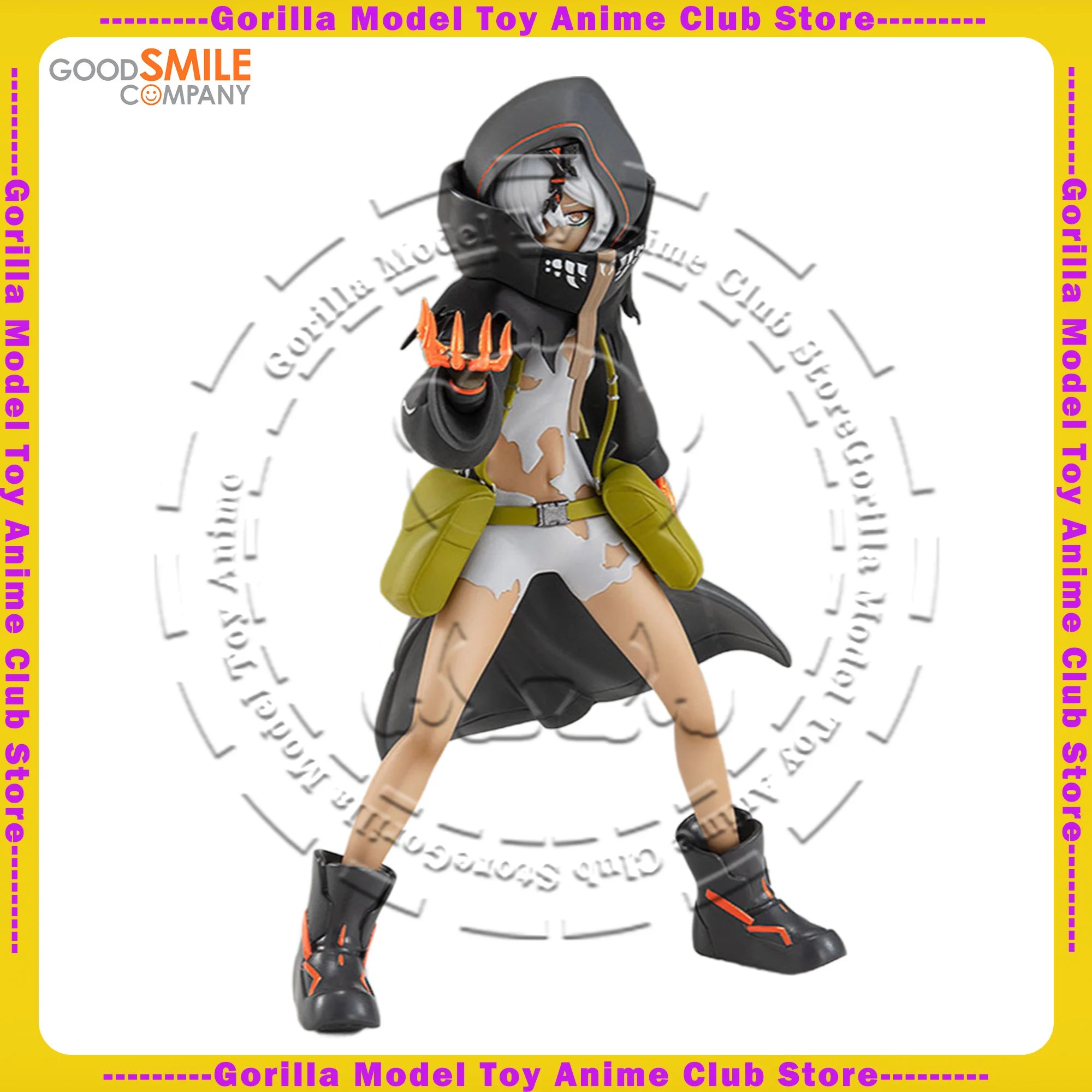 In Stock Original Genuine GSC POP UP PARADE Black Rock Shooter: Dawn Fall Strength Action Figure Anime Statue Collectible Model
