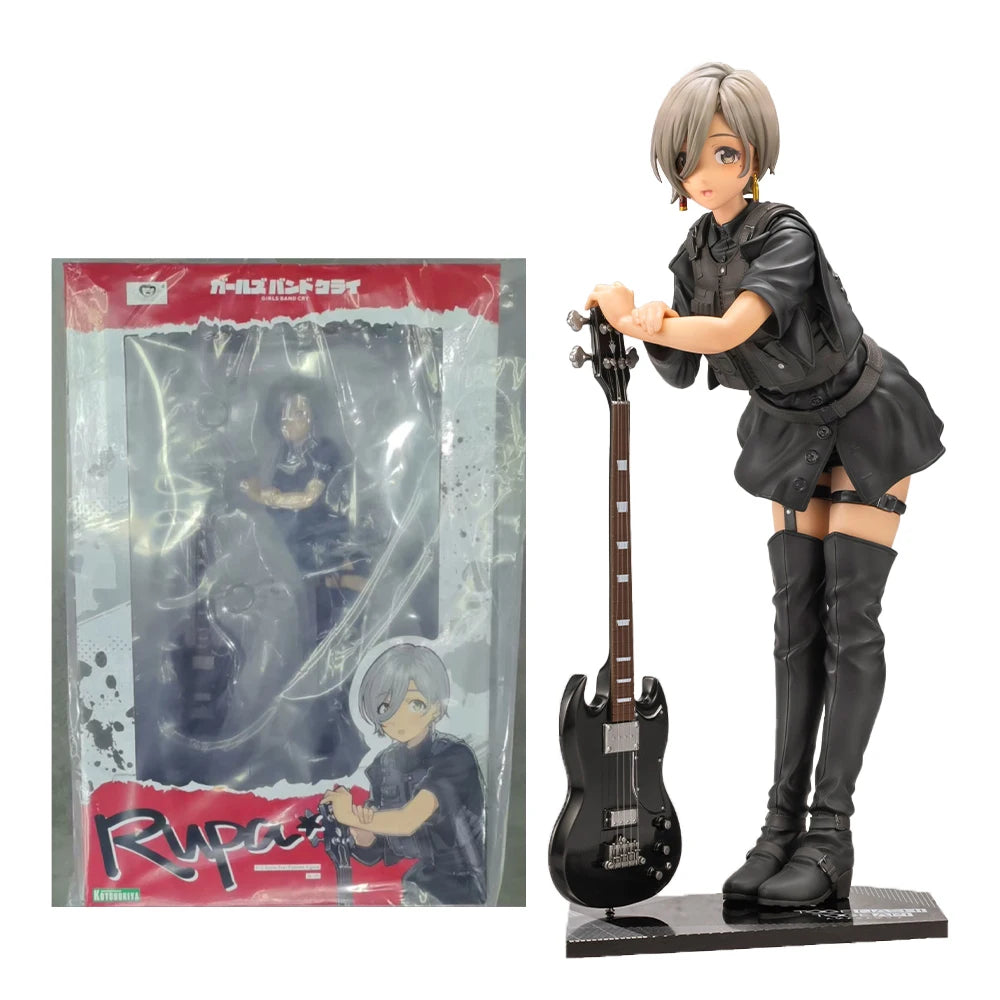 In Stock Original Kotobukiya Girls Band Cry Rupa Collection Series Model Cartoon Character Anime Figure Garage Model Decoration