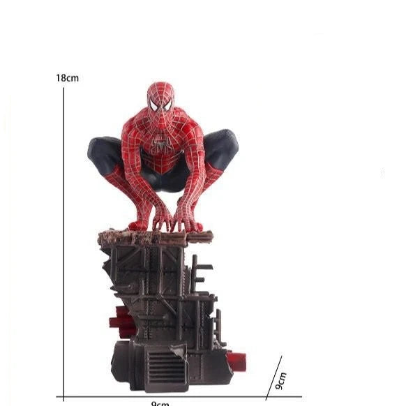 Spider-Man Action Figure Set - 3-Piece Collectible Model Statue for Desktop Decoration Ideal Gift for Fans And Collectors