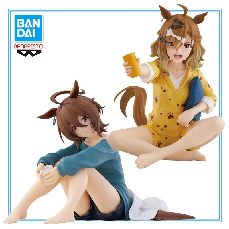 Auf Lager Original Bandai Pretty Derby Jungle Pocket Agnes Tachyon PVC 13cm Anime Charakter Puppe Spielzeug Sammlung Weihnachtsgeschenke
