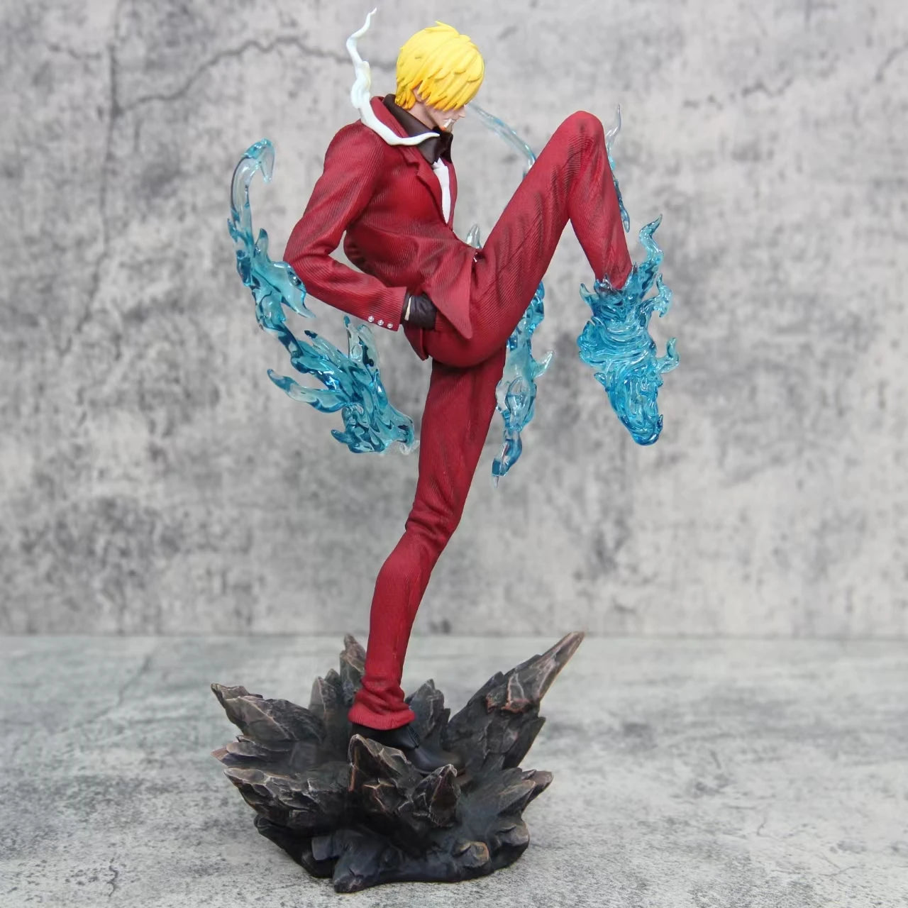 30cm One Piece Anime Demon Wind Feet Sanji POP Figure Model Pvc Statue Doll Collection Decoration Ornament Model Toys Gift