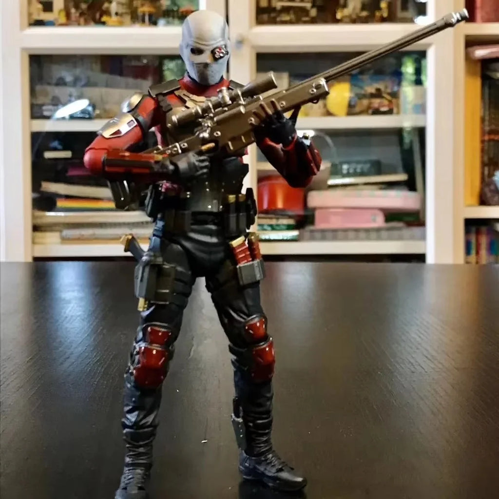 Suicide Squad Deadshot Action Figure Collectible Will SHF Hands-On Office Decorative Model for Garage Kit Toy & Hobbies
