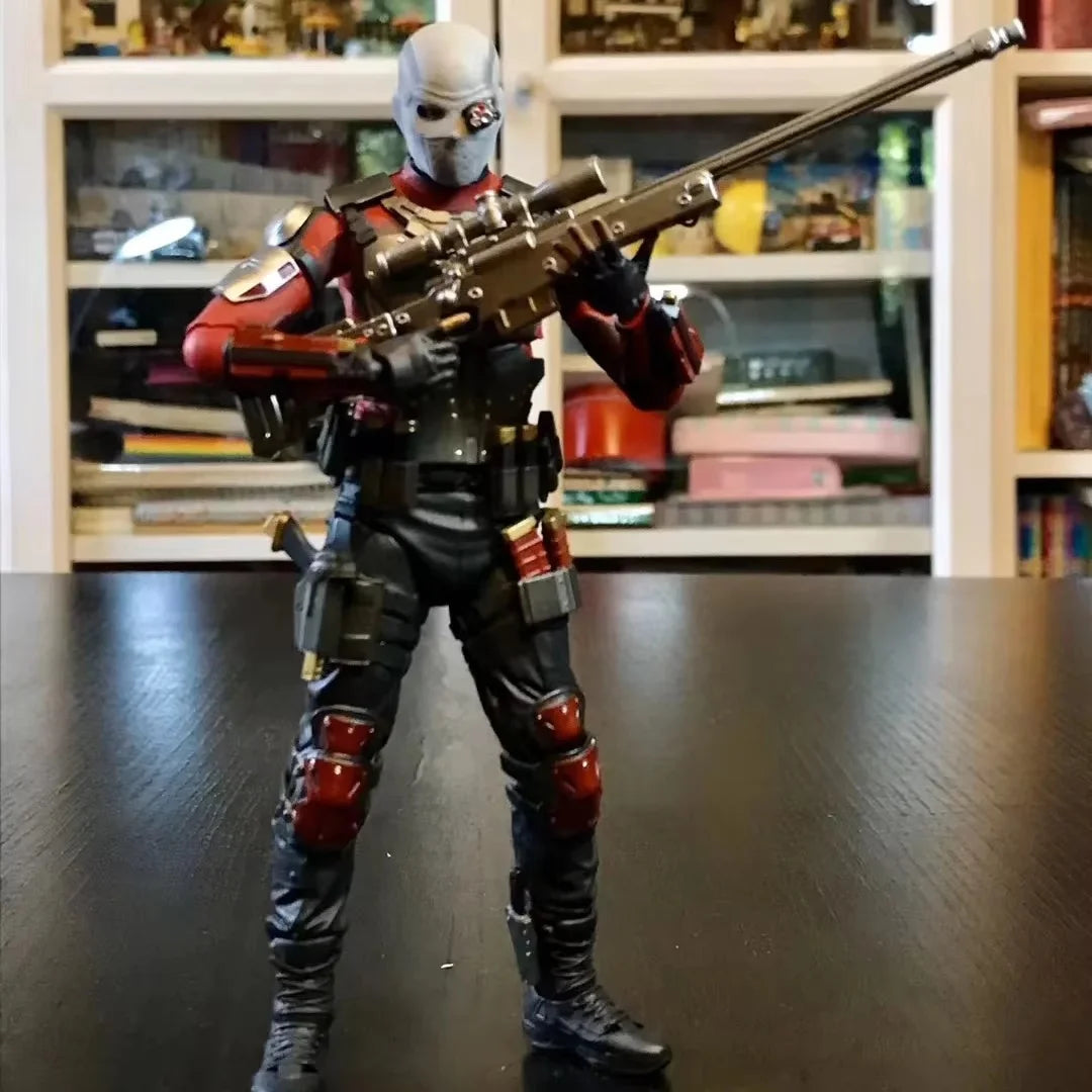 Suicide Squad Deadshot Action Figure Collectible Will SHF Hands-On Office Decorative Model for Garage Kit Toy & Hobbies