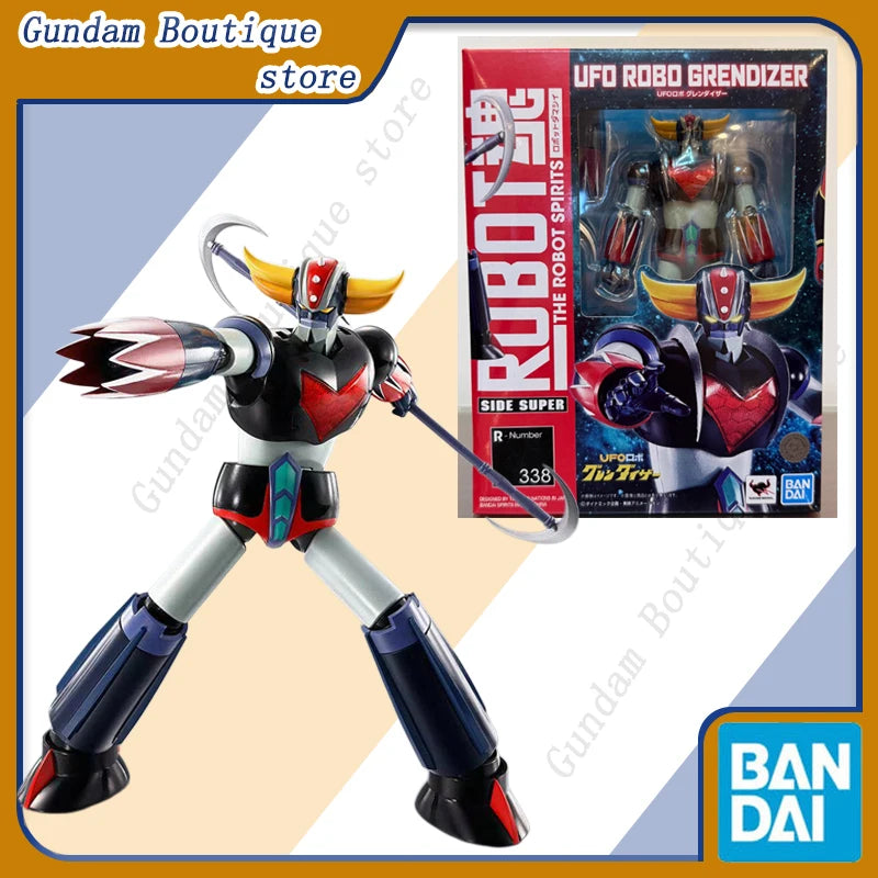 Bandai Genuine THE ROBOT SPIRITS 338 UFO Robot GRENDIZER Anime Action Figure Collectible Model Toys Ornaments Gift