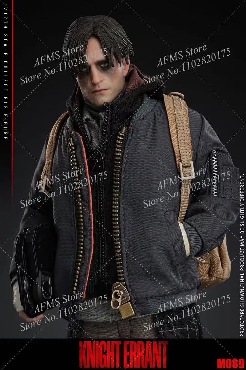 Manipple Studio M089 1/12 Men Soldier Knight Errant Robert Pattinson Bat Hero Full Set 6Inch Action Figure Dolls Model