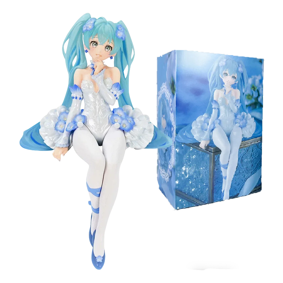 Anime Hatsune Miku Doll Model Cartoon Cute Tabletop Decoration Flower Fairy/Sailor Suit Kawaii Action Figures Model Holiday Gift