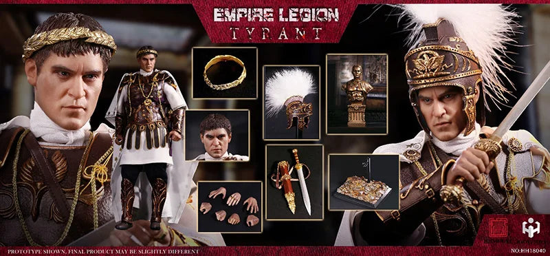 Hh18040 1/6 Men Soldier Tyrant Imperial Legion With Armed Armor Battle Cloak 12Inch Action Figure Model Collection Gift
