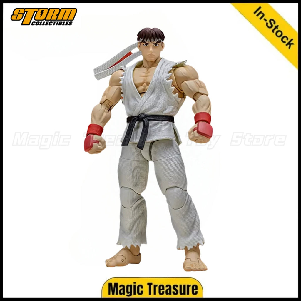 【In stock】Storm Collectibles Street Fighter Alpha 3 Ryu Hoshi 1/12 Scale Ornaments Animation Collection Gifts