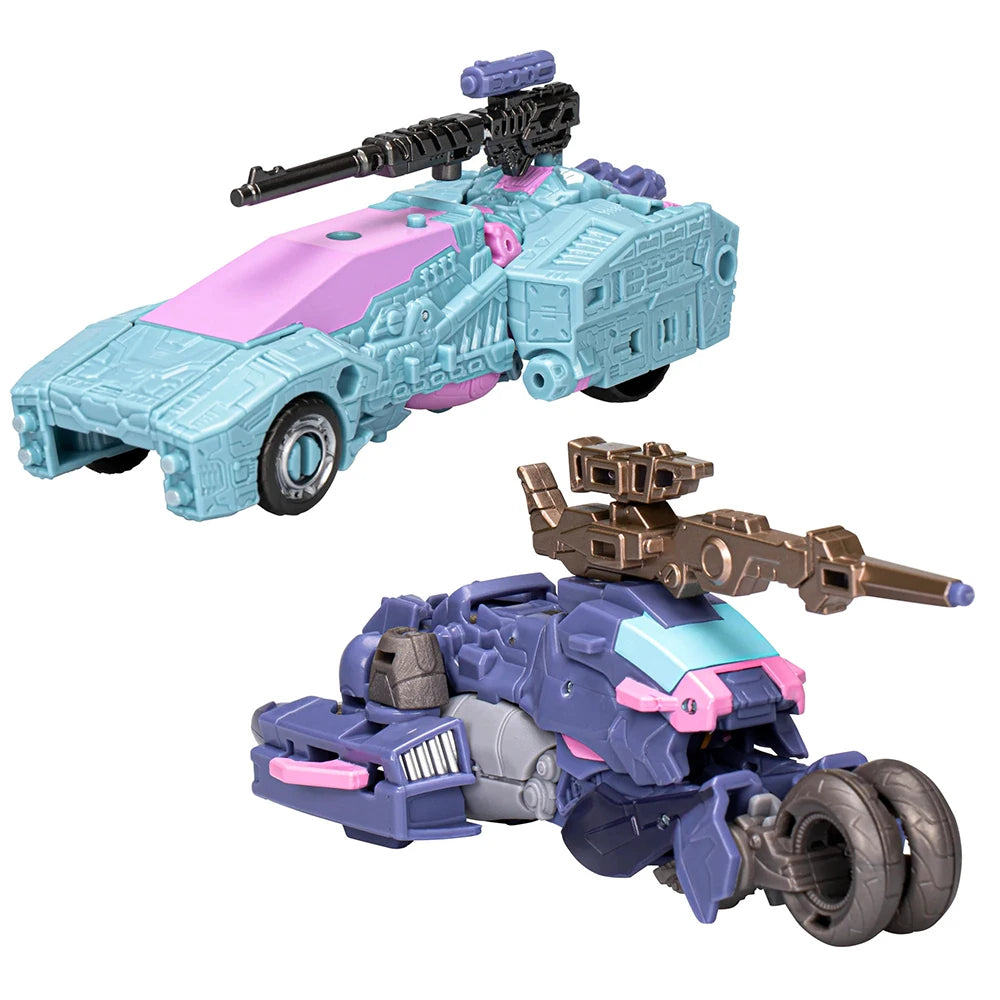 [In-Stock] Hasbro Transformers Legacy Evolution Deadeye Duel Javelin & Kaskade 2-Pack Collectible Anime Action Model Figure Toys