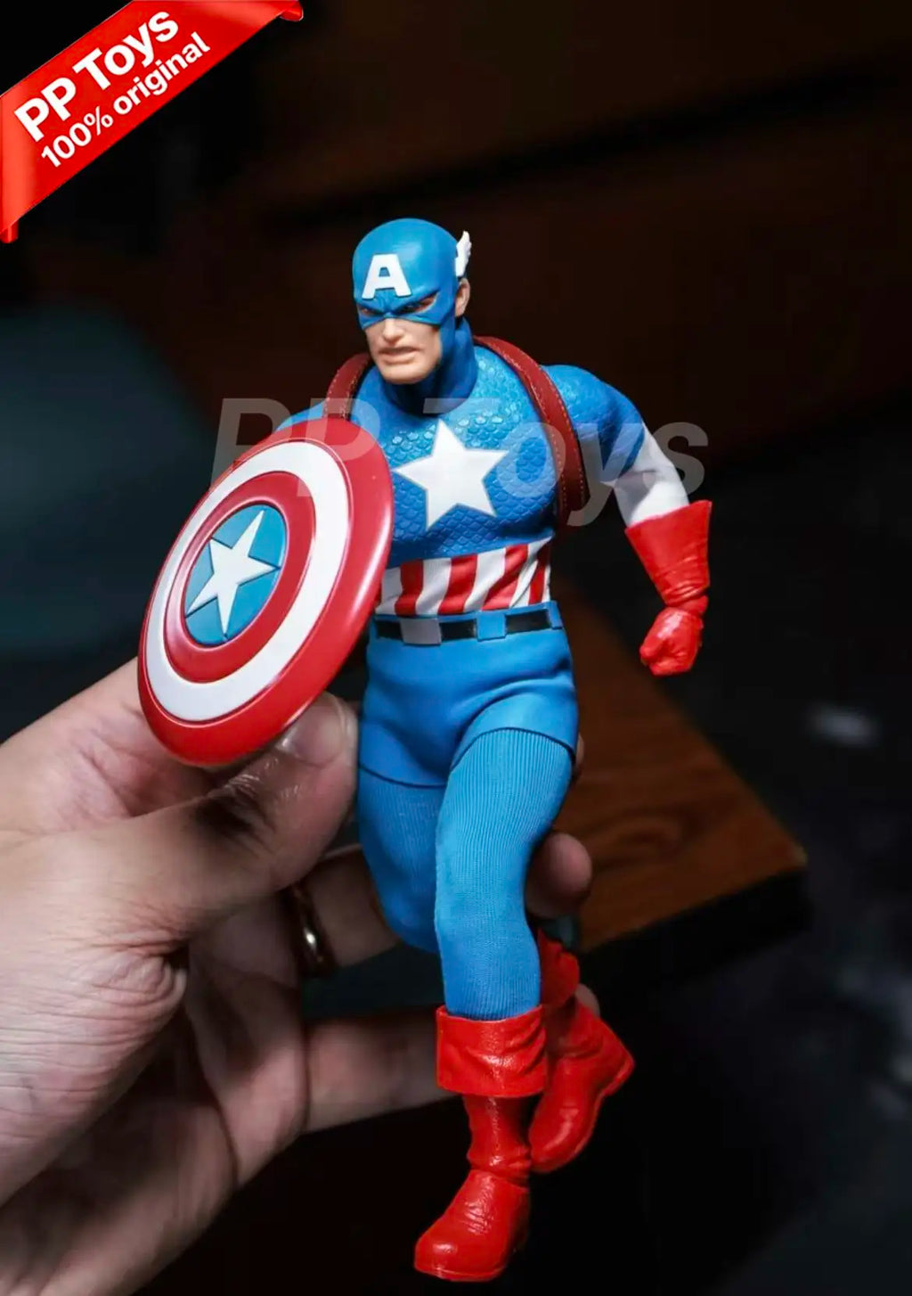 Spot New Genuine Mezco Ant One: 12 Captain America: The Platinum Age Action Figure Toy Gift Fan Collection
