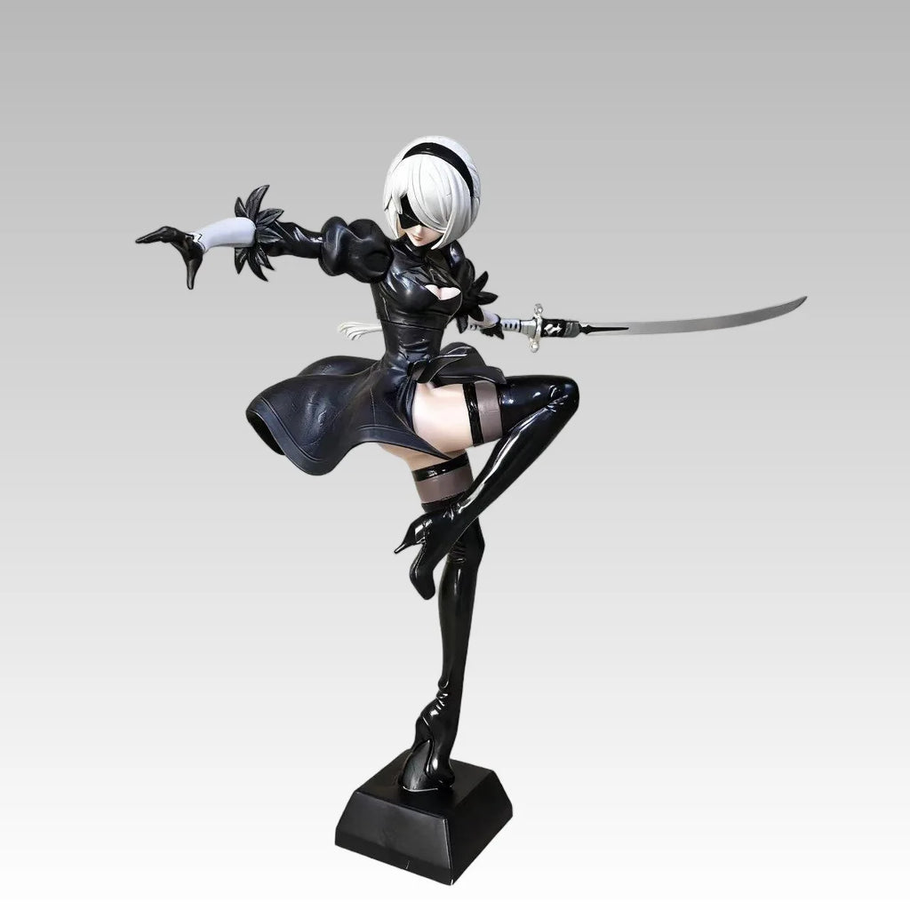 Nier Automata Yorha 2b Figure Anime Game Pvc Collectible Statue Pc Case Decoration Desktop Ornament Action Figure Model Toy Gift