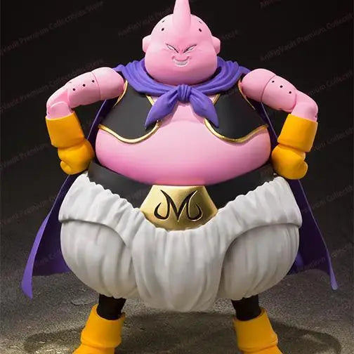 Bandai Original SHF Dragon Ball Z Majin Buu (Good), Fat Buu Action Figure, Anime Model, Trendy Toys, Desktop Doll, Collectibles