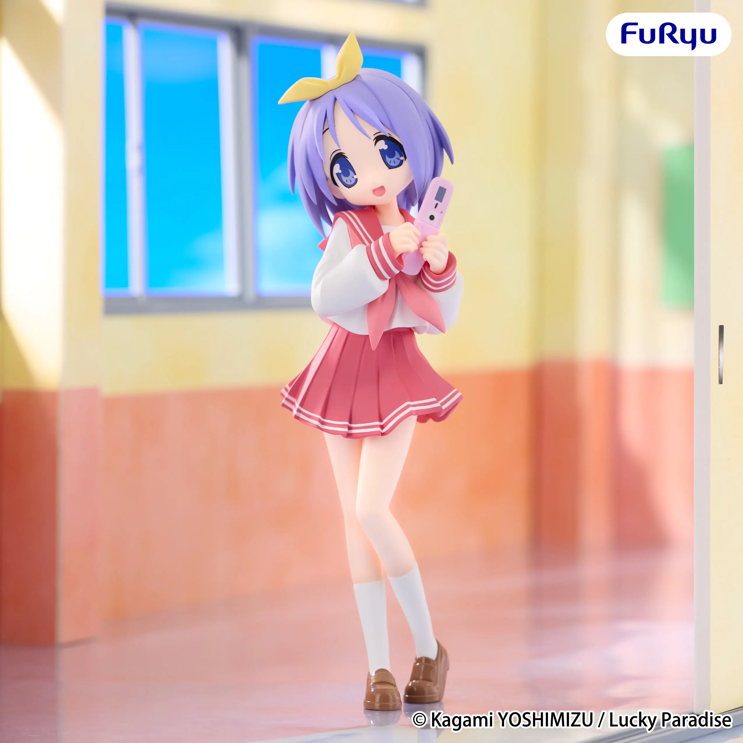 Furyu Lucky Star Anime Izumi Konata Hiiragi Tsukasa Hiiragi Kagami Trio-Try-iT Action Figures Model Figurine Original Figuarts
