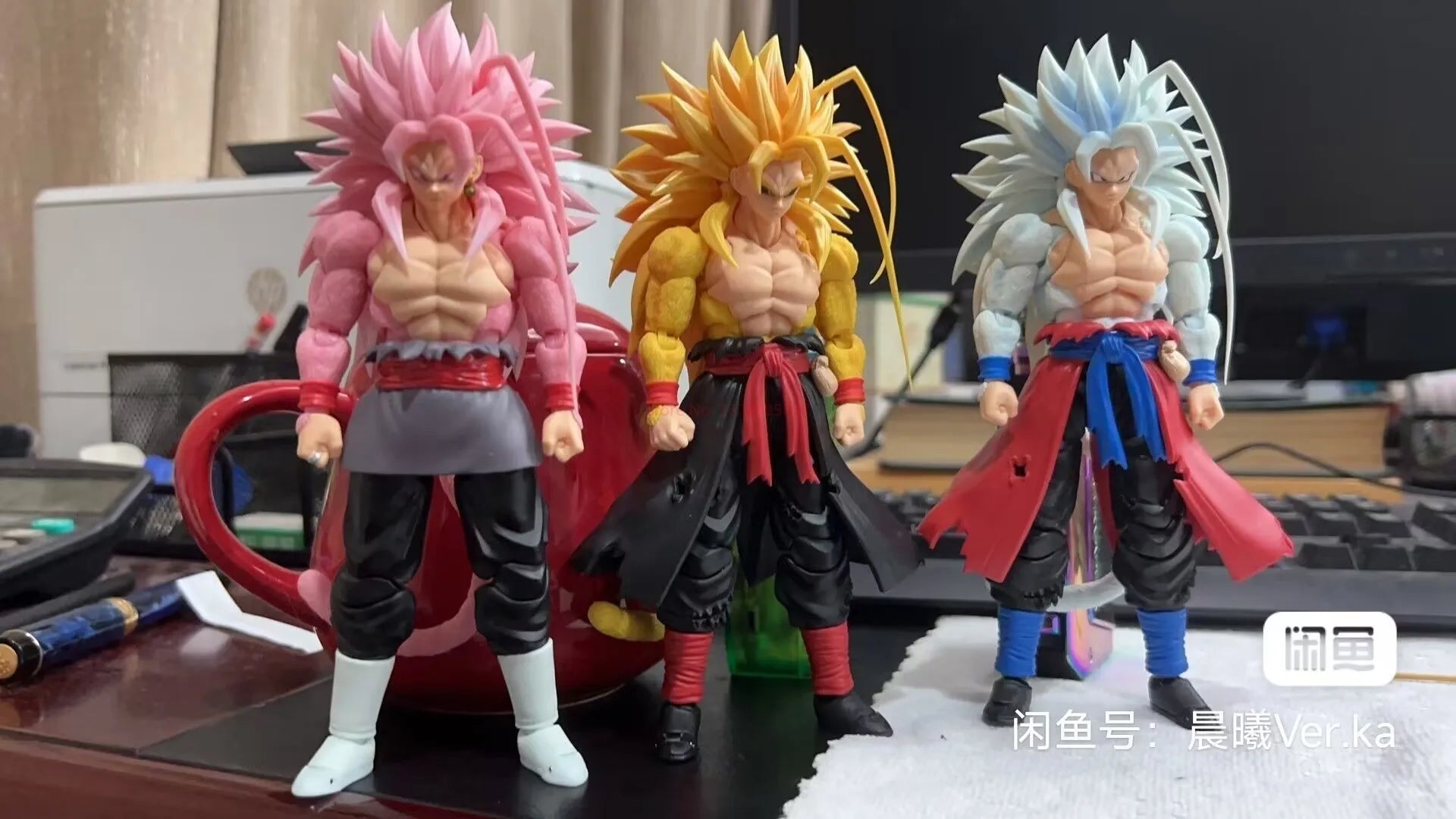 Dragon Ball In Stock Kong Studio Custom No 20 Gold Ssj5 Limited Gold Goku Action Figures Model Toys Anime Figura Gifts Toys