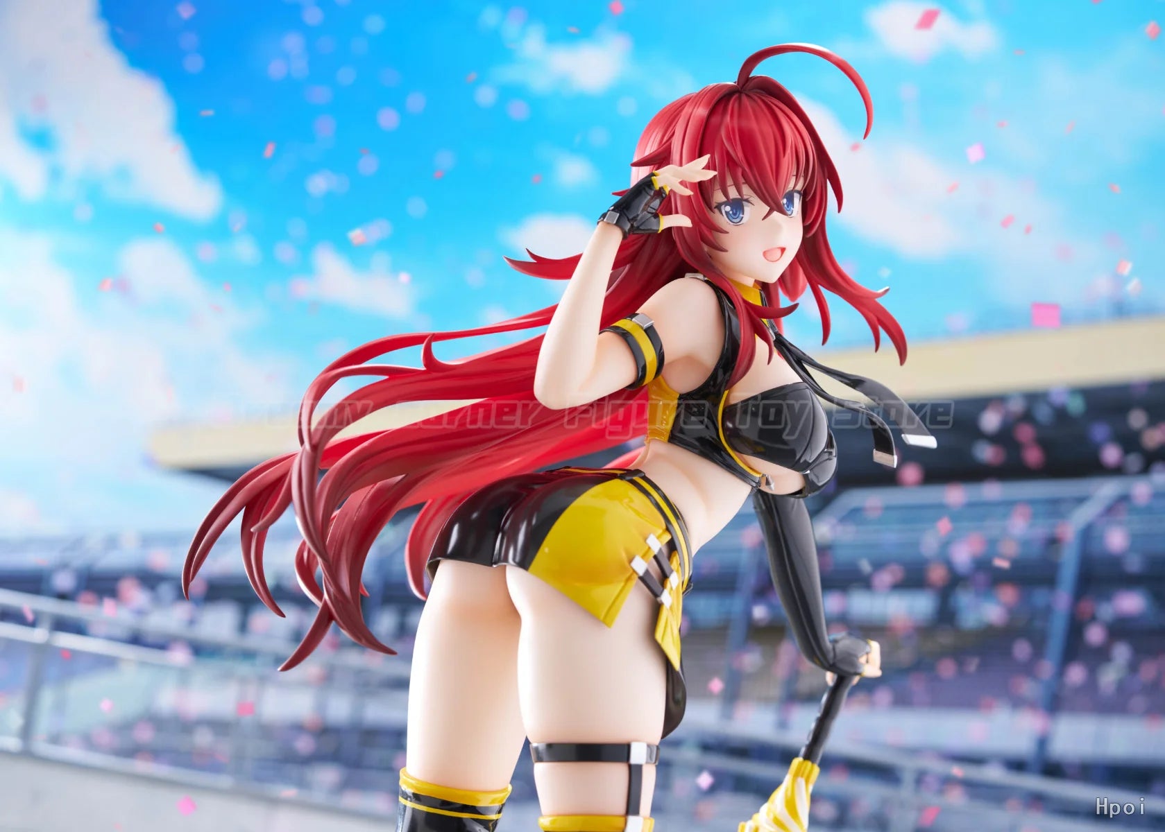 【In Stock】Original GOLDEN HEAD High School D×D HERO Rias Gremory Racing Queen Ver 1/3.5 Scale Figure Model Collection Ornament