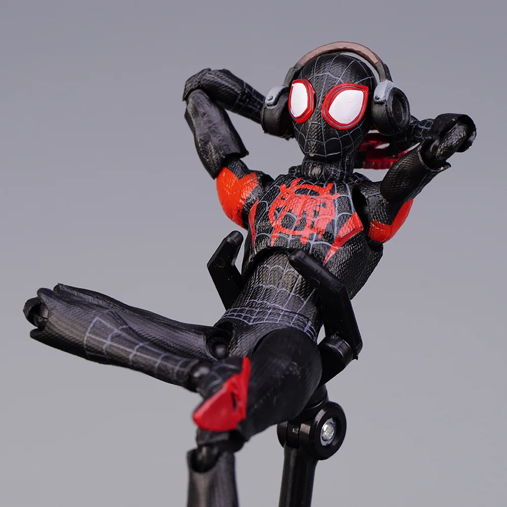 Sentinel Sv Action Miles Morales Gwen Stacy Figure Spiderman Model Spider-man Into the Spider Verse Peter Miles Figurine Toys