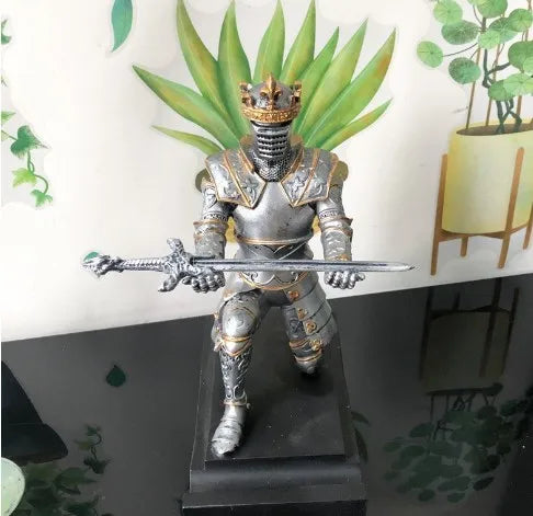 In Stock Avengers Green Armor Soldier Spartan Warrior Sergeant Anime Figure Mobile Phone Holder PVC Model Doll Toy Gifts