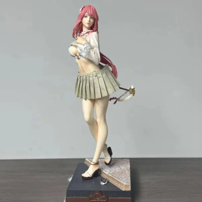 49cm Genshin Impact Figure Yae Miko Swimsuit Beautiful Girl Anime Collectible Model Desktop Decorations Holiday Gifts Kids Toys