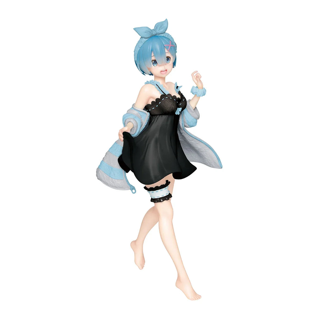 In StockRe:Life In A Different World From Zero Original Room wear Rem Prize Anime Figure Toys Re:Zero Pajamas Girl Model