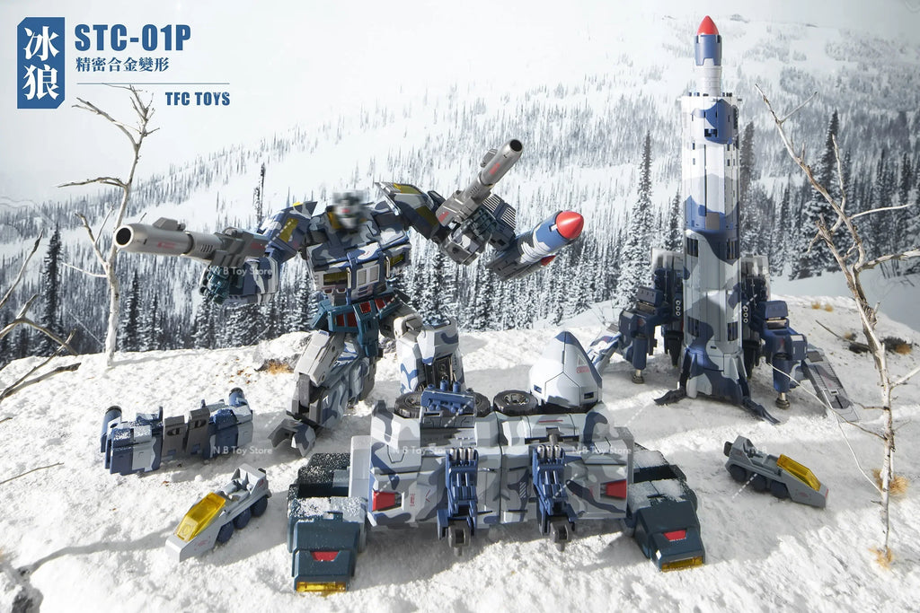TFC-TOYBOT OF TOYS ICE The WOLF STC-01P STC01P STC01D, Box Deformed Toy, STC01D