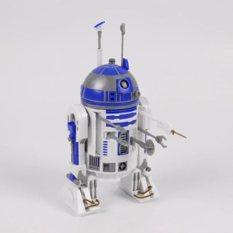 Film Star Wars BB8 R2D2 Action Figure Assembly Aerospace Mechanic Robot Model for Kids Collectible Toys Fans Christmas Gifts