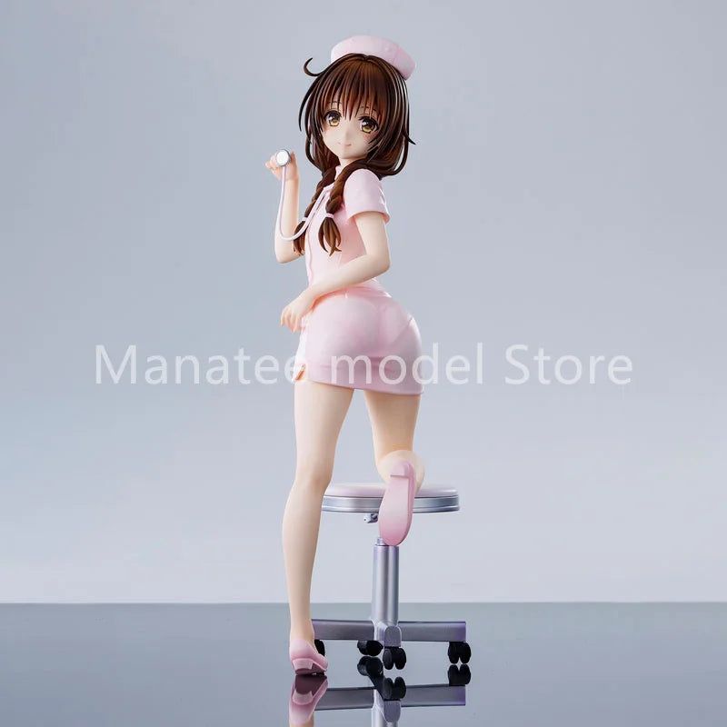 Union Creative Original To Love-Ru Darkness Mikan Yuuki Nurse Cosplay PVC Action Figure Anime Model Toys Collection Doll Gift