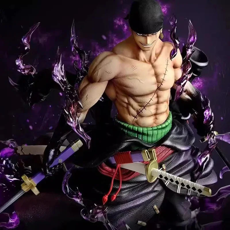 In Stock 25cm Anime One Piece Zoro Figures Sky Painting Roronoa Zoro Action Figures PVC Collection Model Toys Birthday Gifts