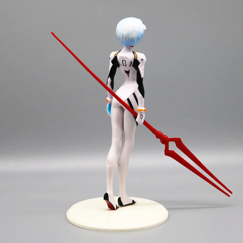 22cm NEON GENESIS EVANGELION Фигурки Ayanami Rei Действие Фигурка Декорации за торти PVC Модел Аниме Asuka Makinami Колекция Играчки