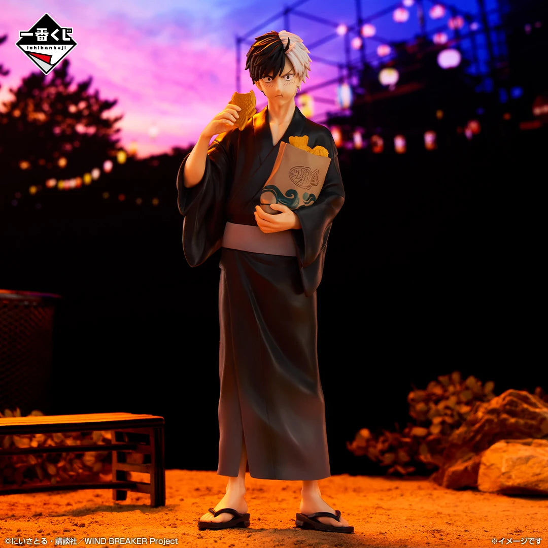 In Stock Original Bandai Ichiban Kuji WIND BREAKER Sakura Haruka Umemiya Ichika Collectible Model Decoration