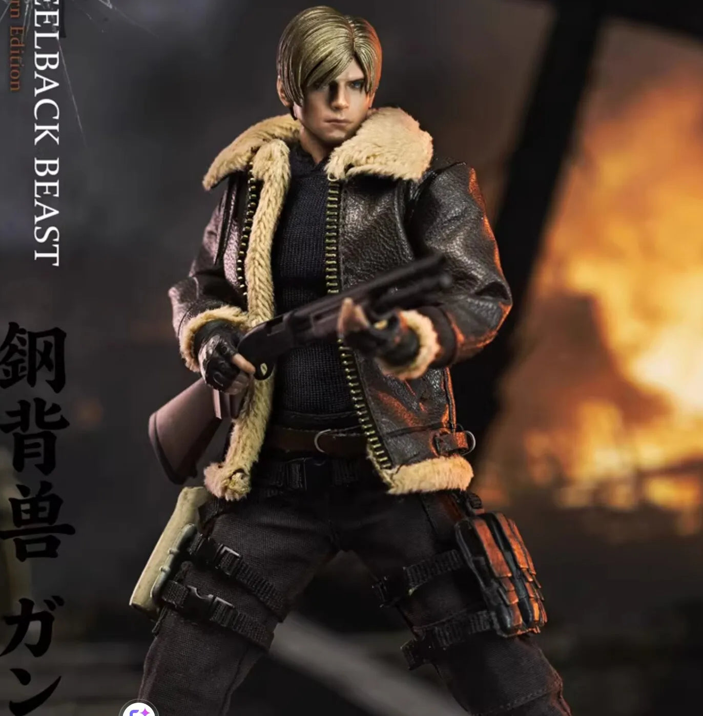 In Stock! Patriot Studio 1/12 Resident Evil Steelback Leon Movable Clothes Doll Soldier Figure Gift Collection