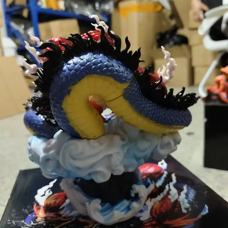 GK and the Kingdom Fight Four Levels Luffy vs Kaido Action Figure Statue Scene Collection Model Toy Ornament anime character