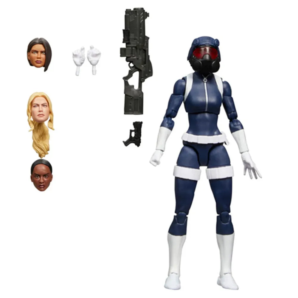 Marvel Legends S.H.I.E.L.D Agent Trooper & Hydra Trooper Exclusive 6" Action Figure SHIELD Hydra Lady Woman Female Troopers Toys