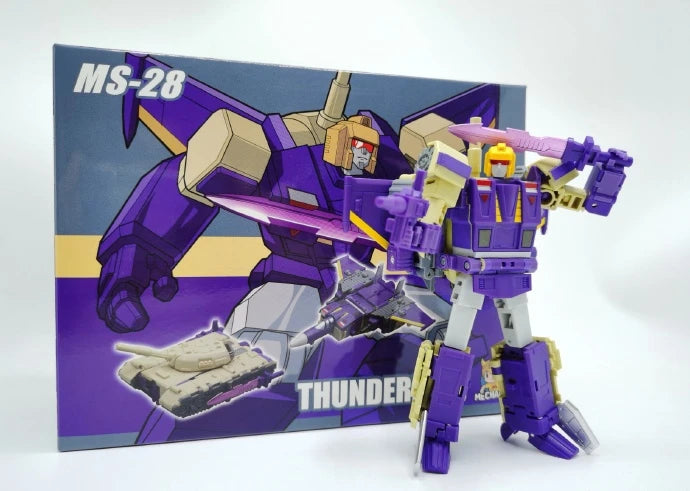 Blitzwing Thunderbolt Transformation MFT MS28 MS-28 Mini Pocket Action Figure Robot Model Collection Deformed Toys Gift