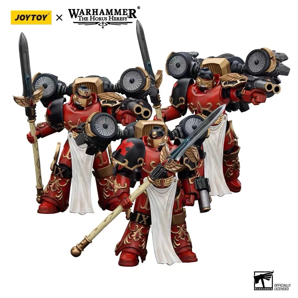 【Original】 JOYTOY 1/18 Action Figure Blood Angels Dawnbreaker Cohort 3PCS Soldier Toy Model Figures Toys Collection