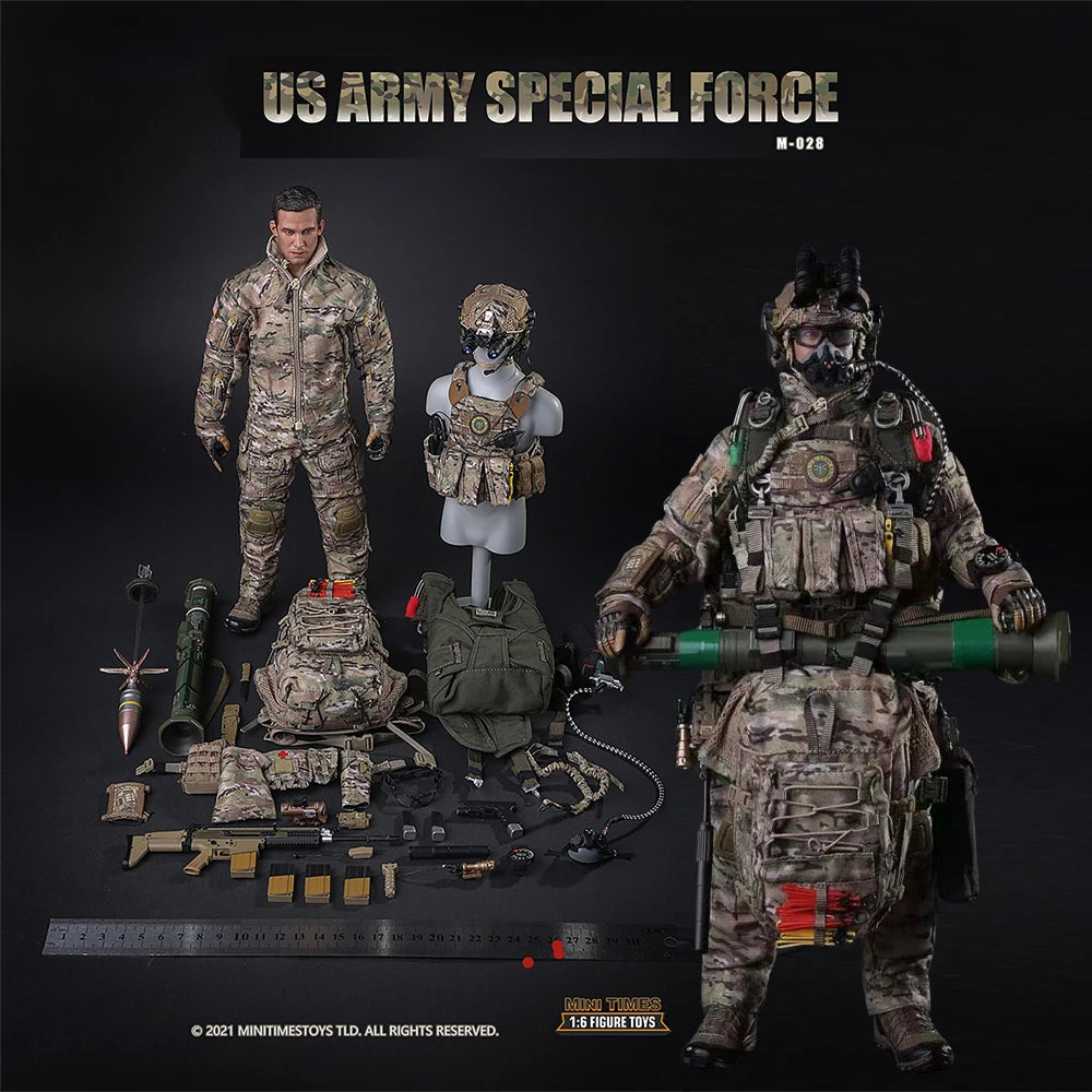 ViiKONDO M028 Minitimes 1/6 Action Figure Model Toy US Special Force Figurine 12'' Toy Soldier Full Set Collection Army Men Gift