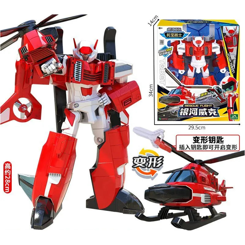 New Korea Tobot Transformation Robot Anime Cartoon Tobot Brothers Deformation Car Action Figure Large Vehicle For Child Gifts