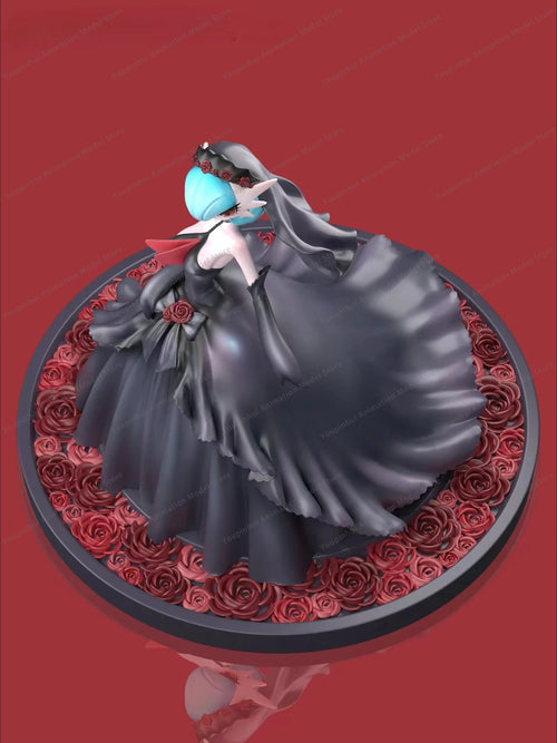 1/20 Black Wedding Dress Shiny Mega Gardevoir Figure Girls Gift Desktop Ornaments Youpinhui