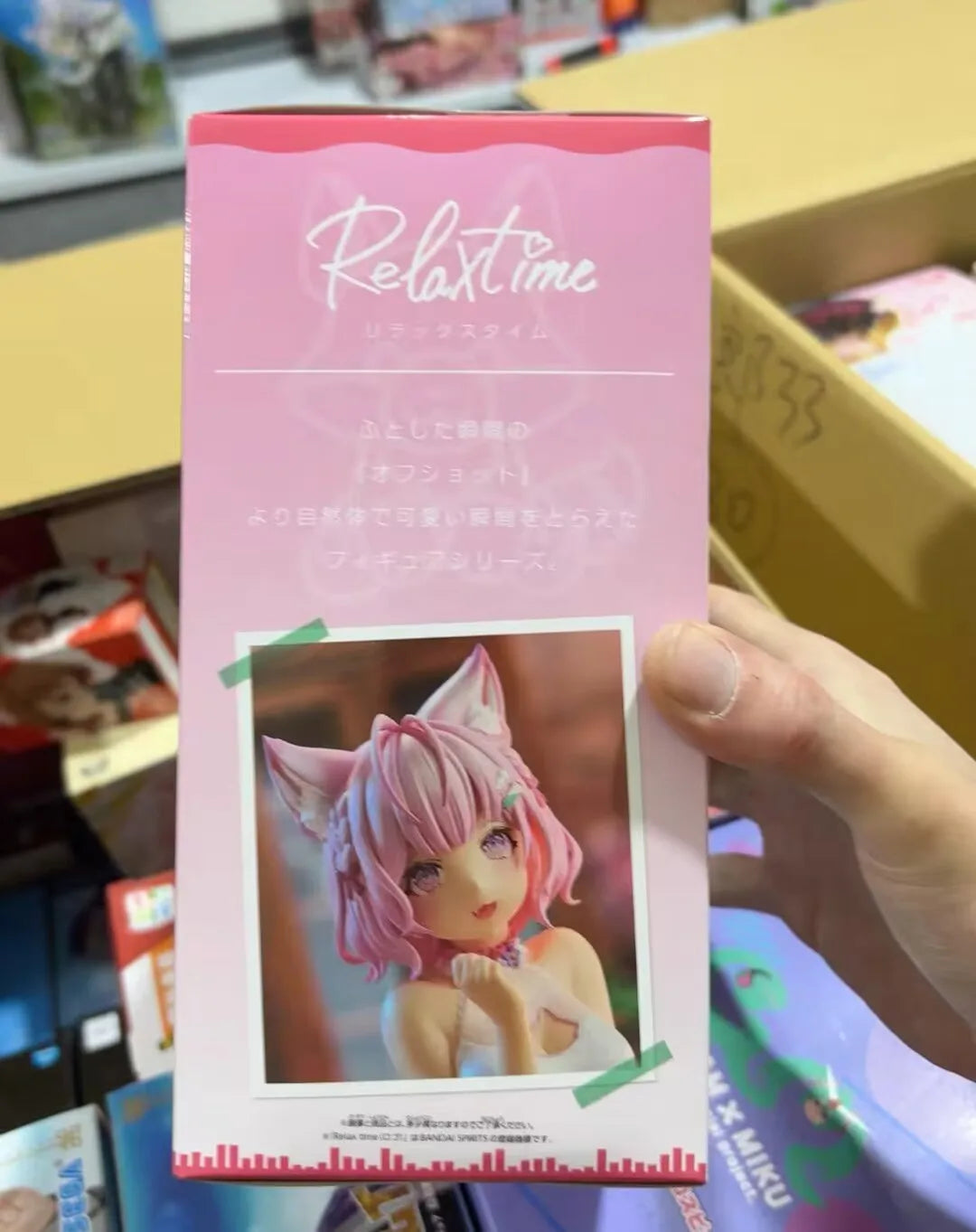Original Bandai Banpresto Virtual Youtuber Hakui Koyori Hololive If Relax Time Pvc Anime Character Model Ornament Toys Gifts
