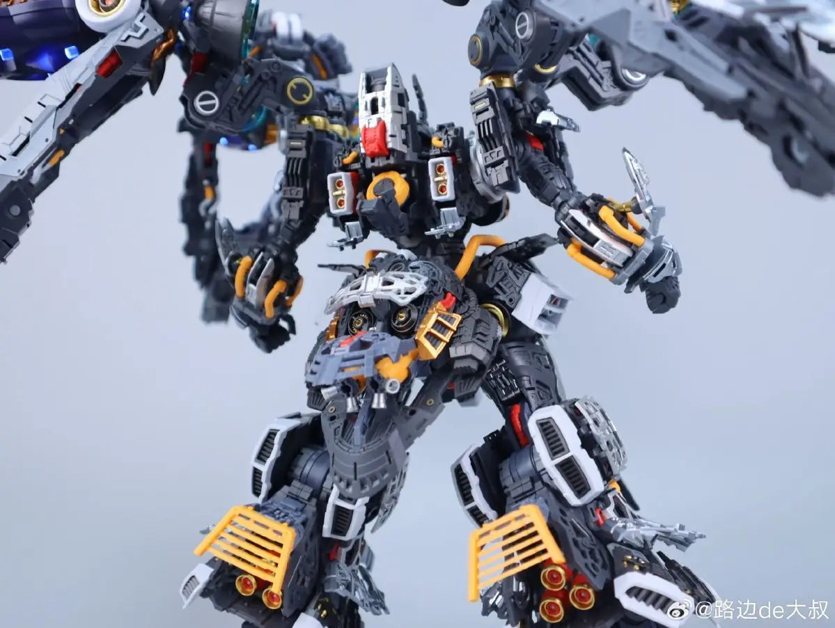 1/100 NZ-666 Kshatriya Assembly Model Kit Osiris Aerial Dominator Luminous Lamp Action Figures Plastic Model Toys Christmas Gift