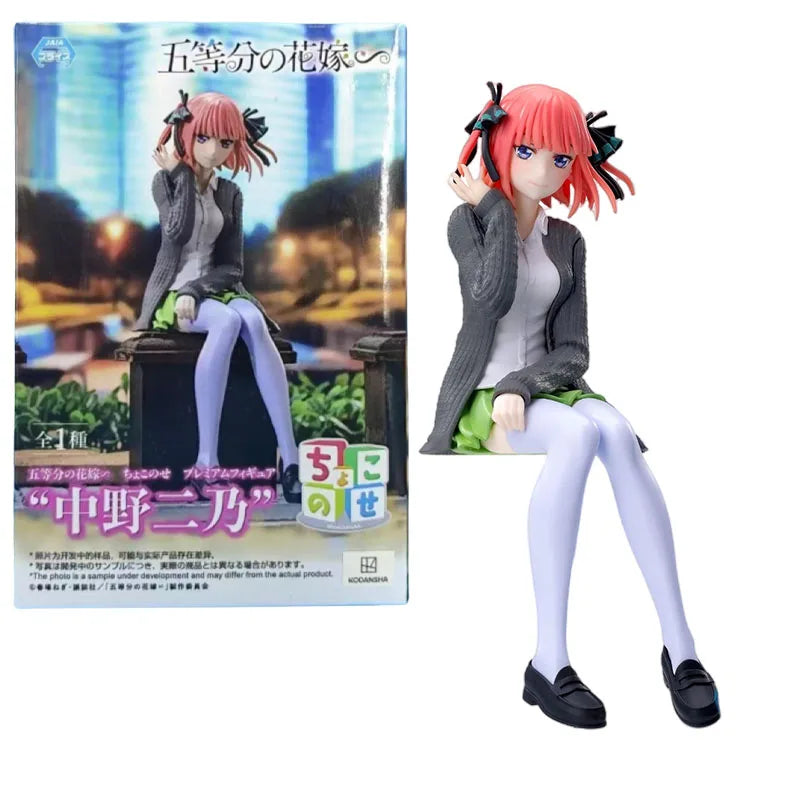 SEGA Genuine Premium The Quintessential Quintuplets Anime Character Nakano Miku Kids Christmas Gift Collection Action Toys Model