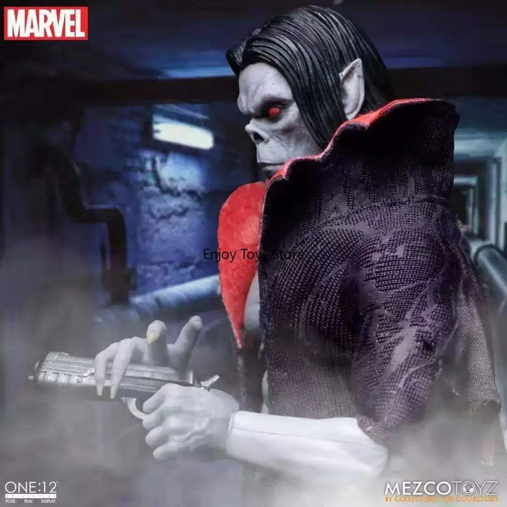 In-Stock | MEZCO 1:12 6-Inch Cloth-Outfitted Articulated Action Figure - Marvel: Morbius The Living Vampire