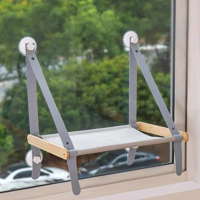 Foldable Cat Hanging Bed Window Suction Cups Pet Hammock Aerial House Kitten Climbing Seat Comfortable Pet Accessories