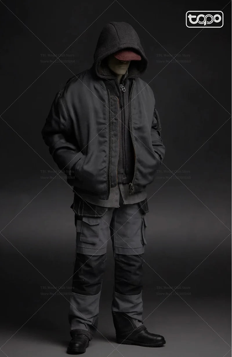 In Stock TOPO STUDIO TP019 1/6 Scale Male Clothes Knight Wanderer Motorcycle Riding Suit For 12-inch Action Figure Soldier