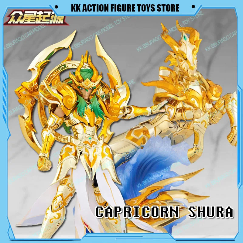 Toypoint/Tp Saint Seiya Action Figure Capricorn Shura Myth Cloth Gold Knights Accessory Model Kit Collectible Level Figurines