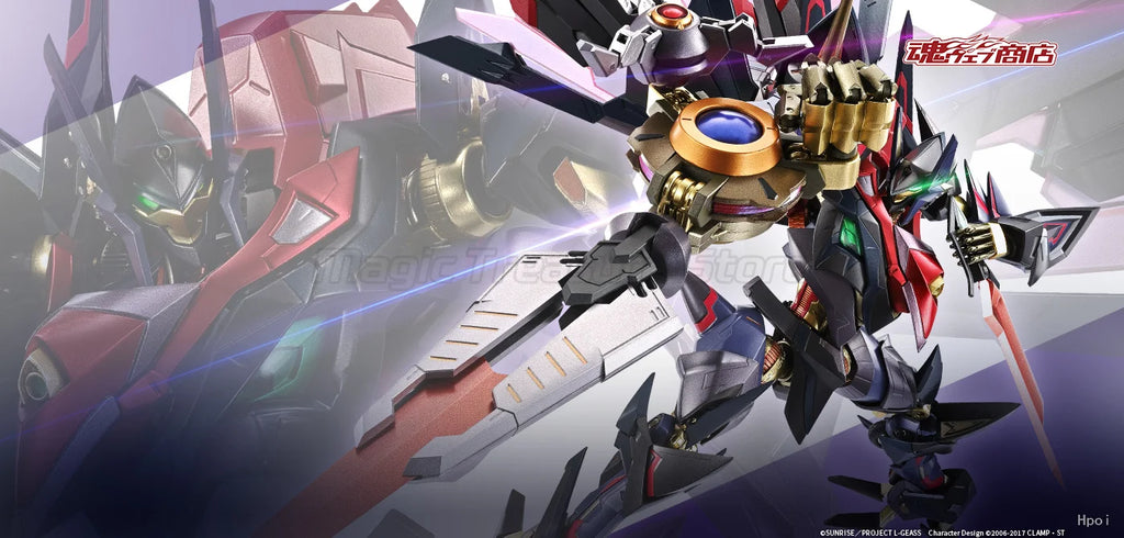 【MT】Original BANDAI SPIRITS METAL BUILD CODE GEASS Pure Almaria - PURE ELEMENTS GUREN - Finished Mecha Action Figure Model Toys