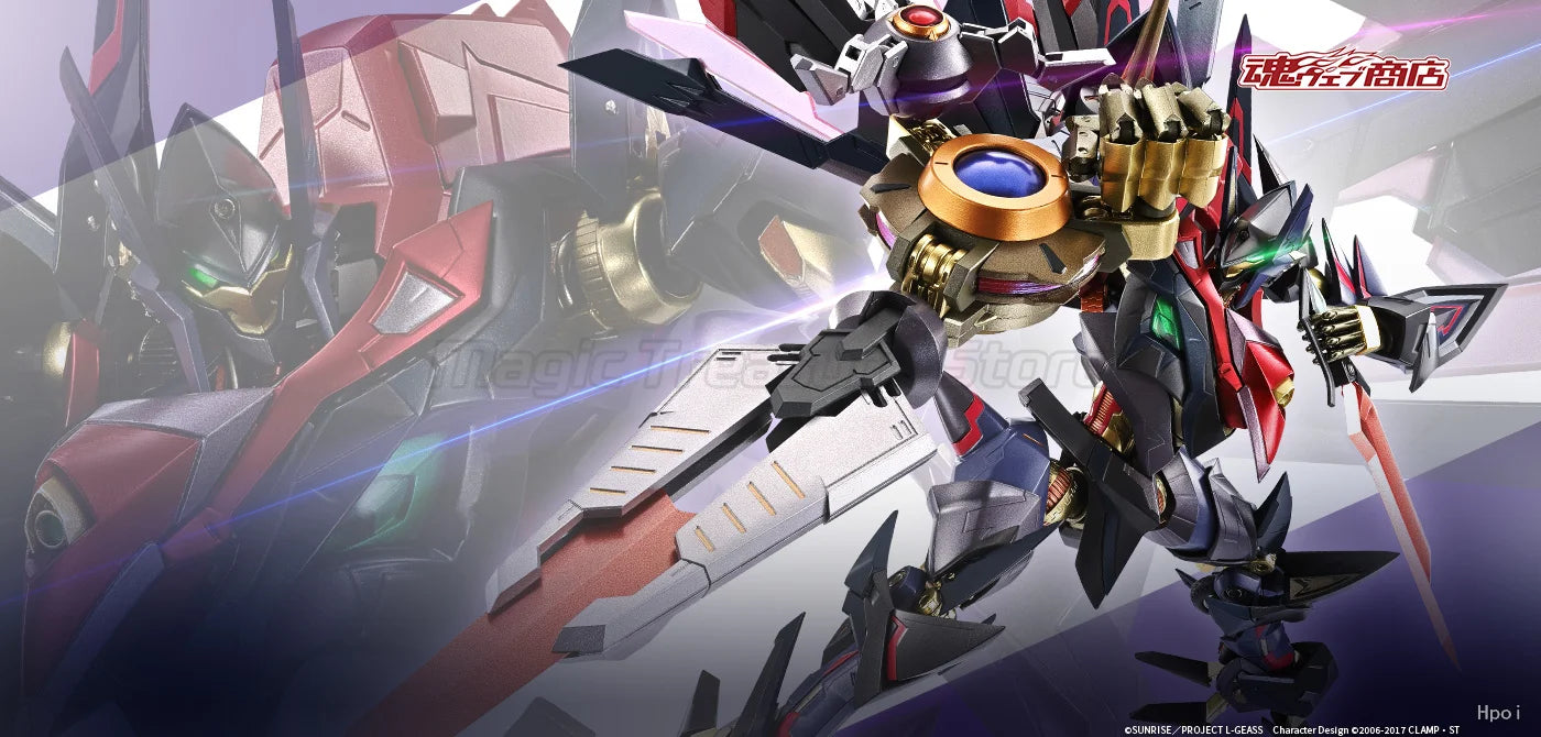 【MT】Original BANDAI SPIRITS METAL BUILD CODE GEASS Pure Almaria - PURE ELEMENTS GUREN - Finished Mecha Action Figure Model Toys