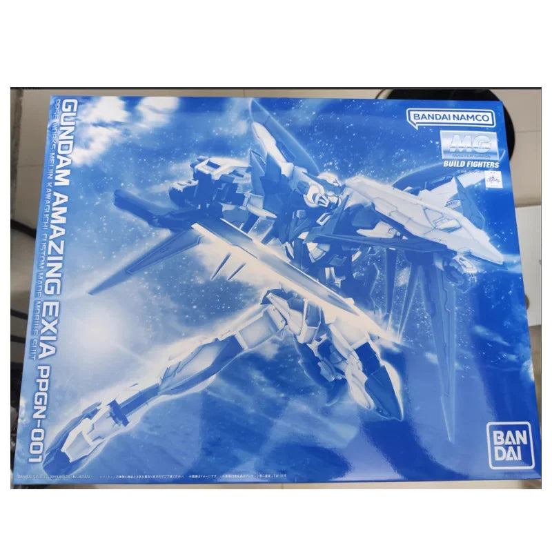 Bandai  MG 1/100 base GUNDAM AMAZING EXIA Model Kit Assembly  Action Figure Model Toys Gift For kid
