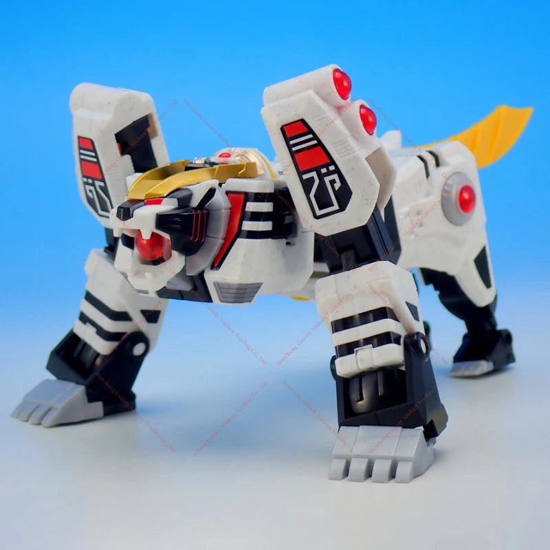 Bandai Hyakujuu Sentai Gaoranger SMP SHOKUGAN MODELING PROJECT White Tiger King Collection Mobile Suit Toys for Boys Gifts