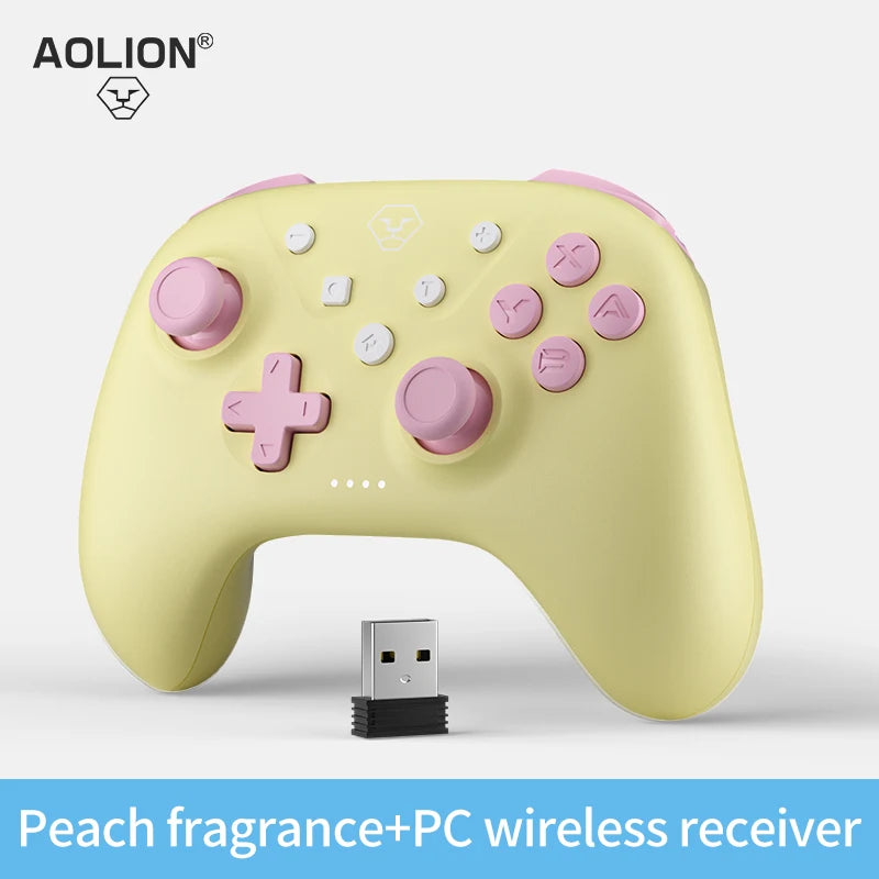 AOLION Bluetooth controller For Switch 2/1/PC/iOS/Android game pro Gamepad support Tubro Function